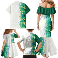 Hawaii Tropical Plant Omaomao Family Matching Mermaid Dress and Hawaiian Shirt Vibrant Polynesian Pattern LT01 - Polynesian Pride