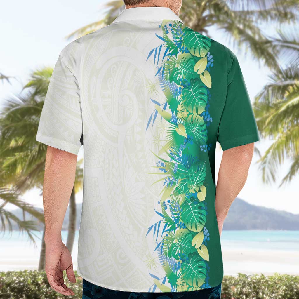 Hawaii Tropical Plant Omaomao Hawaiian Shirt Vibrant Polynesian Pattern