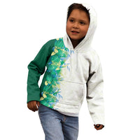 Hawaii Tropical Plant Omaomao Kid Hoodie Vibrant Polynesian Pattern
