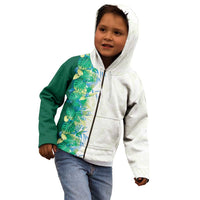 Hawaii Tropical Plant Omaomao Kid Hoodie Vibrant Polynesian Pattern