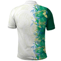 Hawaii Tropical Plant Omaomao Polo Shirt Vibrant Polynesian Pattern