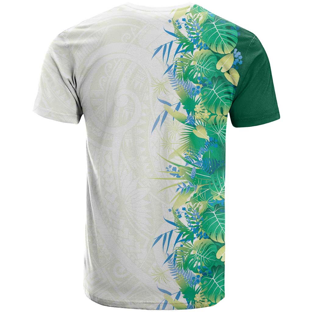 Hawaii Tropical Plant Omaomao T Shirt Vibrant Polynesian Pattern