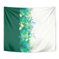 Hawaii Tropical Plant Omaomao Tapestry Vibrant Polynesian Pattern