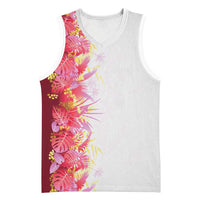 Hawaii Tropical Plant Akala Basketball Jersey Vibrant Polynesian Pattern