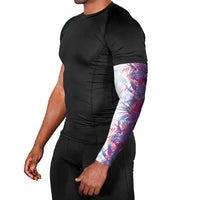 Hawaii Tropical Plant Poni Arm Sleeves Vibrant Polynesian Pattern