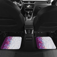 Hawaii Tropical Plant Poni Car Mats Vibrant Polynesian Pattern