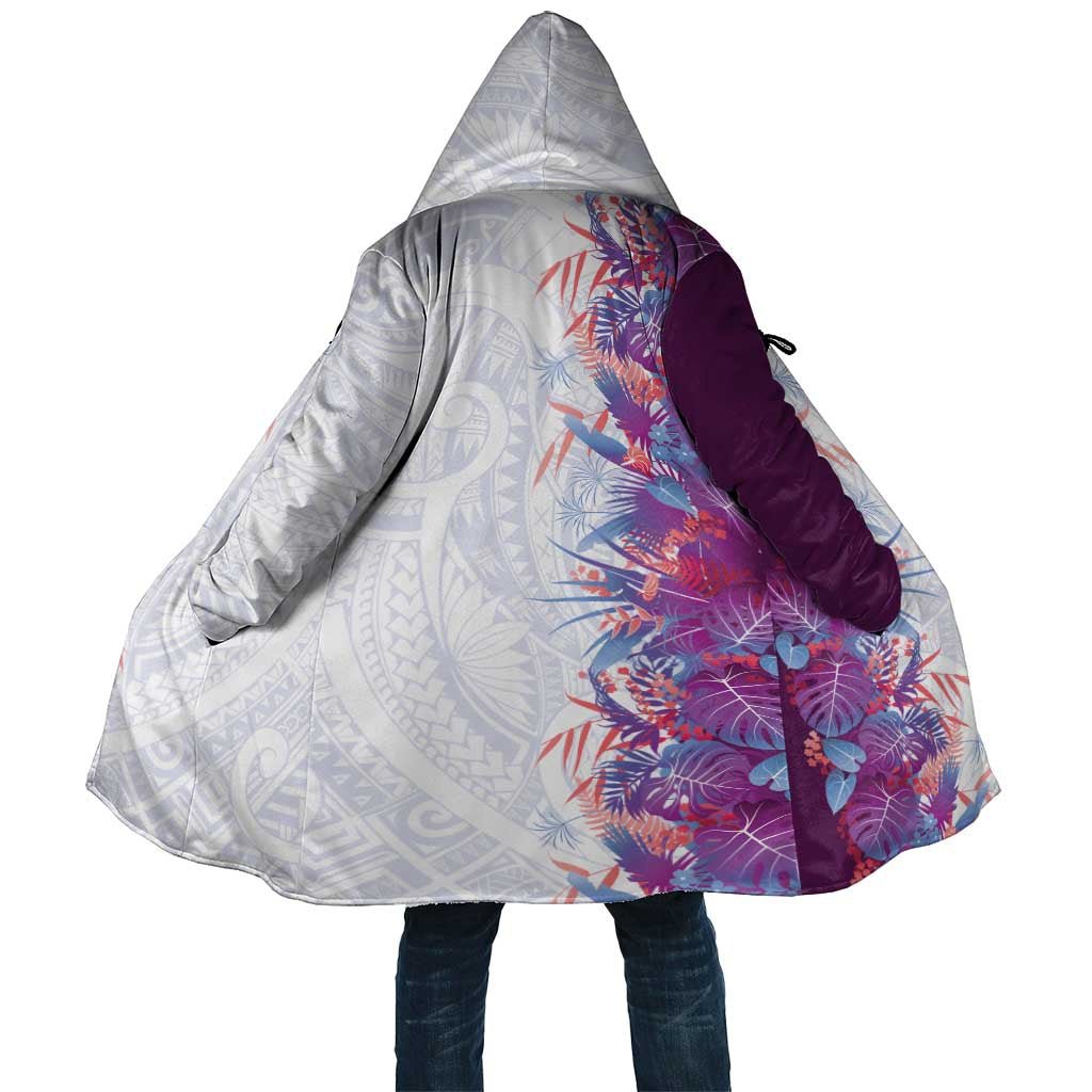 Hawaii Tropical Plant Poni Cloak Vibrant Polynesian Pattern