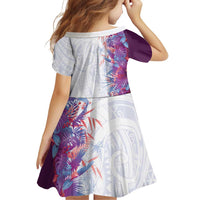 Hawaii Tropical Plant Poni Family Matching Long Sleeve Bodycon Dress and Hawaiian Shirt Vibrant Polynesian Pattern LT01 - Polynesian Pride