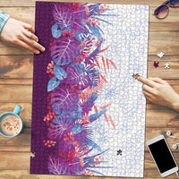 Hawaii Tropical Plant Poni Puzzle Vibrant Polynesian Pattern
