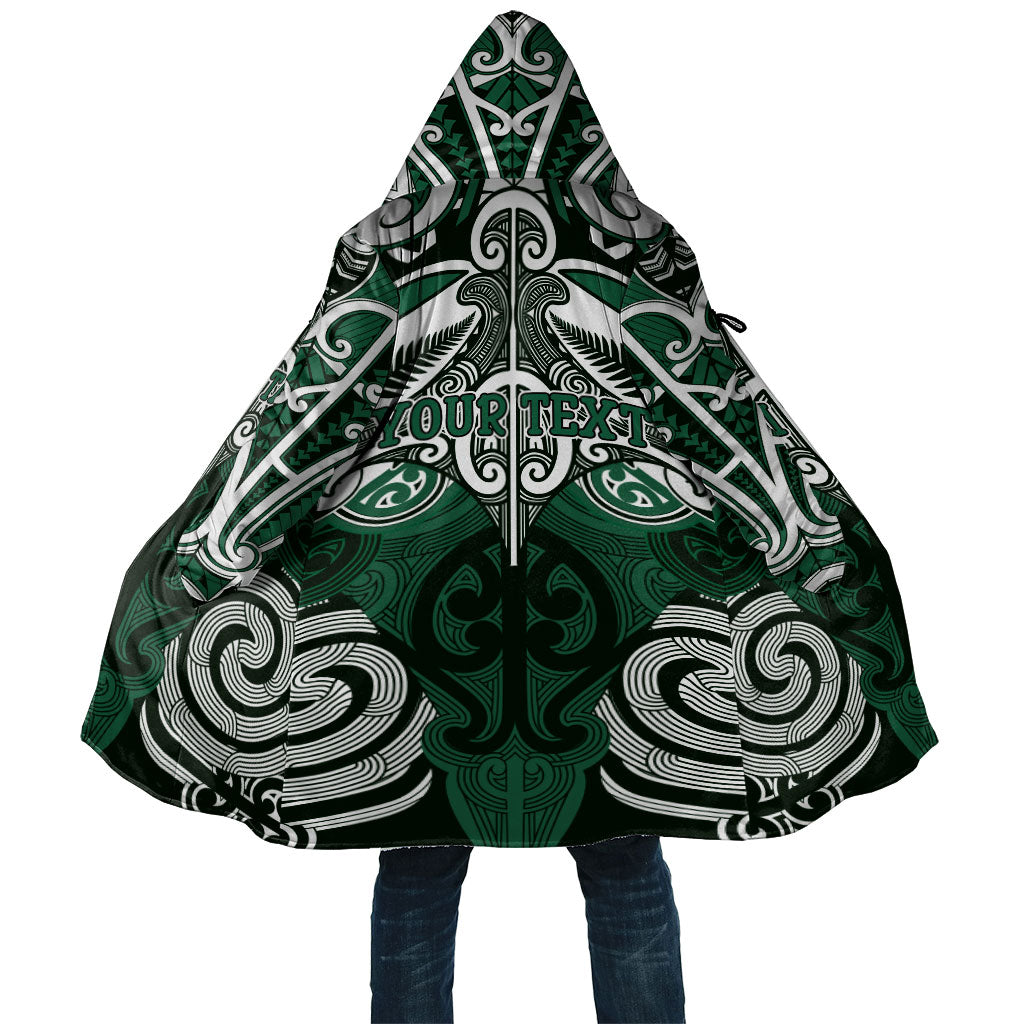 Personalised Maori Ngai Tahu Cloak Silver Fern Kowhaiwhai Art