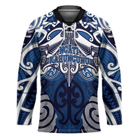 Personalised Maori Ngati Kahungunu Hockey Jersey Silver Fern Kowhaiwhai Art