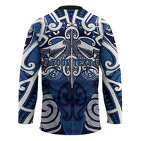 Personalised Maori Ngati Kahungunu Hockey Jersey Silver Fern Kowhaiwhai Art