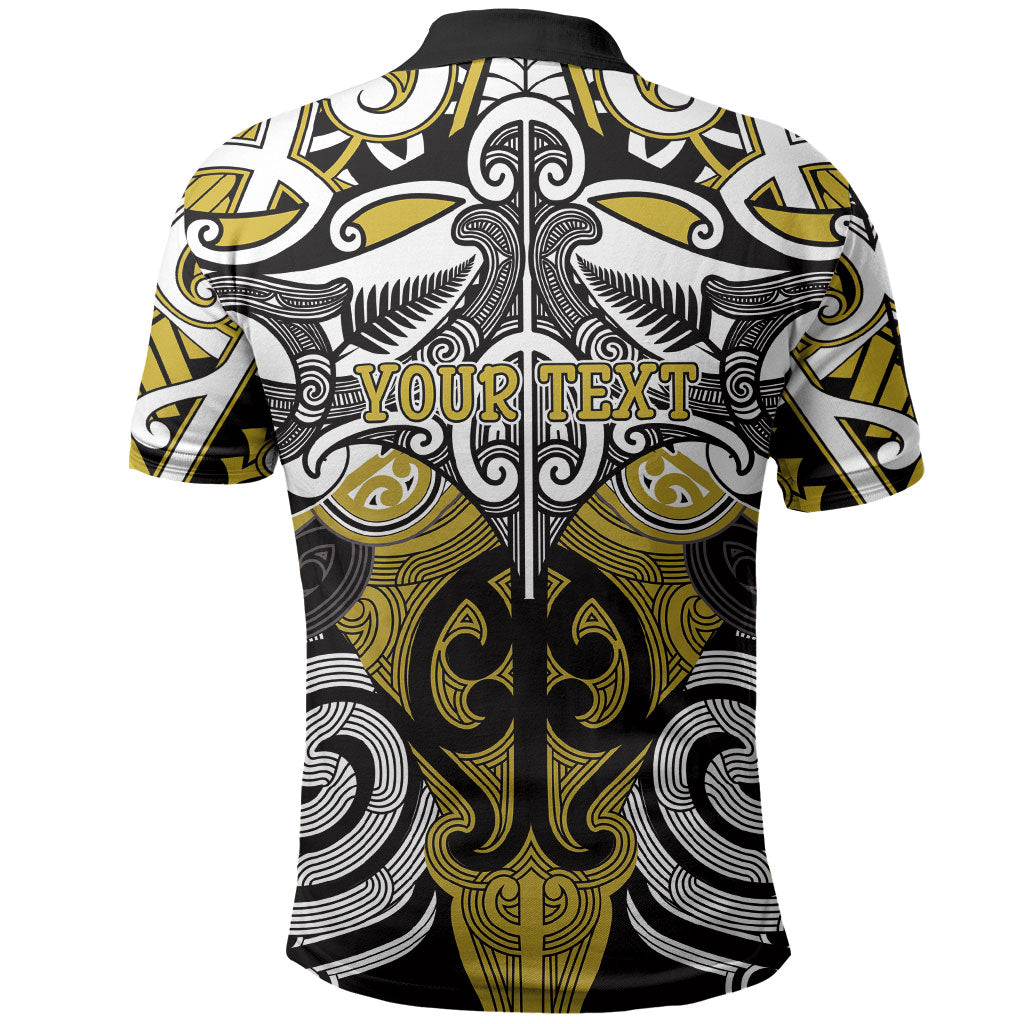Personalised Maori Ngati Whatua Polo Shirt Silver Fern Kowhaiwhai Art LT01 - Polynesian Pride