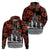 New Zealand ANZAC Day Hoodie Poppy With Polynesian Pattern LT01 - Polynesian Pride