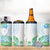 Kia Ora Maori New Zealand Pastel 4 in 1 Can Cooler Tumbler Sun Ta Moko Aqua Green Version