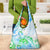 Kia Ora Maori New Zealand Pastel Grocery Bag Sun Ta Moko Aqua Green Version