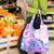 Kia Ora Maori New Zealand Pastel Grocery Bag Sun Ta Moko Lilac Version