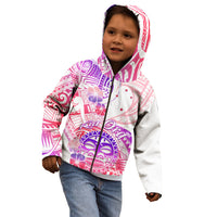 Kia Ora Maori New Zealand Pastel Kid Hoodie Sun Ta Moko Sweet Version LT01 - Polynesian Pride