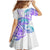 Kia Ora Maori New Zealand Pastel Family Matching Mermaid Dress and Hawaiian Shirt Sun Ta Moko Violet Version LT01 - Polynesian Pride