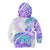 Kia Ora Maori New Zealand Pastel Kid Hoodie Sun Ta Moko Violet Version LT01 - Polynesian Pride