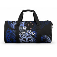 Aotearoa Kia Ora New Zealand Ta Moko Blue Version Duffle Bag LT01 One size Blue - Polynesian Pride