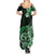 Aotearoa Kia Ora New Zealand Ta Moko Green Version Summer Maxi Dress LT01 - Polynesian Pride