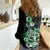 Aotearoa Kia Ora New Zealand Ta Moko Green Version Women Casual Shirt LT01 - Polynesian Pride