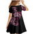 Aotearoa Kia Ora New Zealand Ta Moko Pink Version Family Matching Mermaid Dress and Hawaiian Shirt LT01 - Polynesian Pride