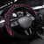 Aotearoa Kia Ora New Zealand Ta Moko Pink Version Steering Wheel Cover LT01 Universal Fit Pink - Polynesian Pride