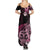 Aotearoa Kia Ora New Zealand Ta Moko Pink Version Summer Maxi Dress LT01 - Polynesian Pride