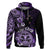 Aotearoa Kia Ora New Zealand Ta Moko Purple Version Hoodie LT01 Pullover Hoodie Purple - Polynesian Pride