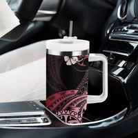 Aotearoa Kia Ora New Zealand Ta Moko Red Version Tumbler With Handle