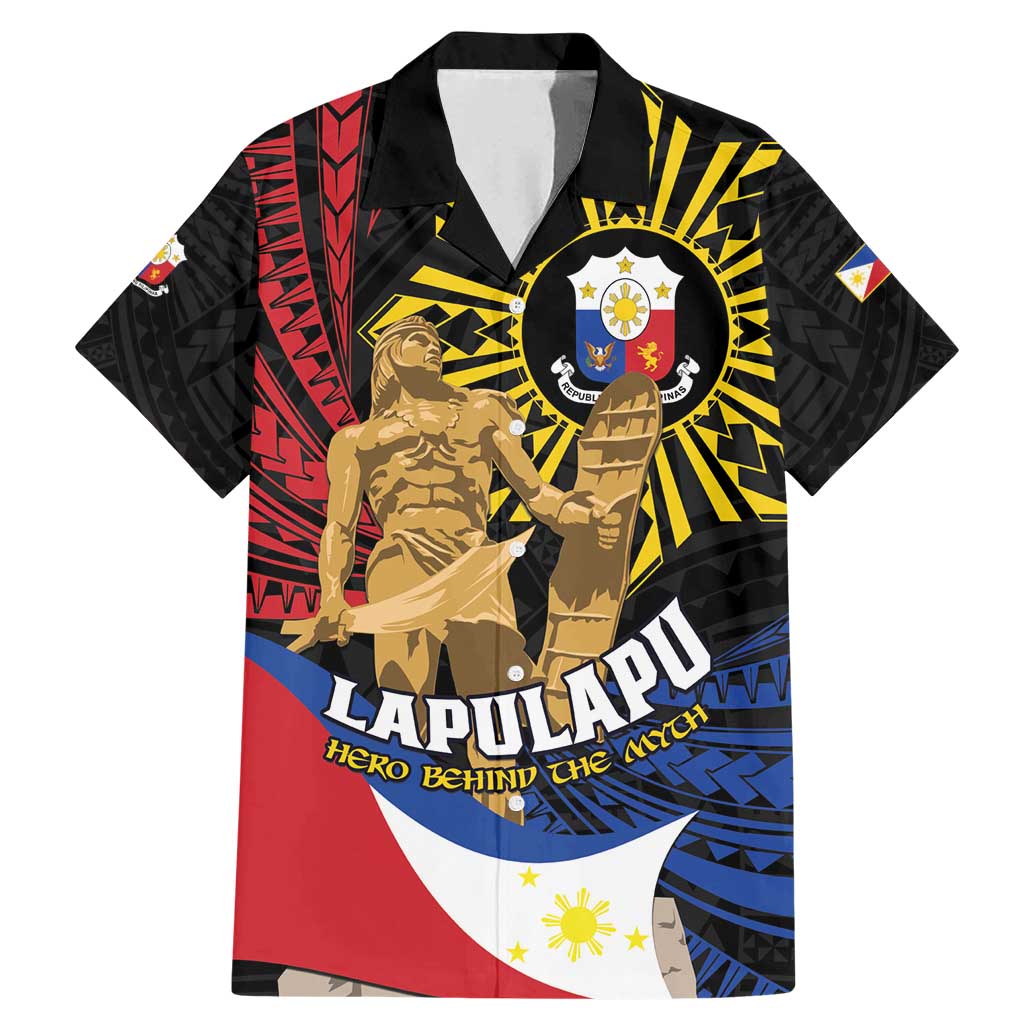 Personalized Lapulapu The First Filipino Hero Family Matching Mermaid Dress and Hawaiian Shirt Polynesian Pattern