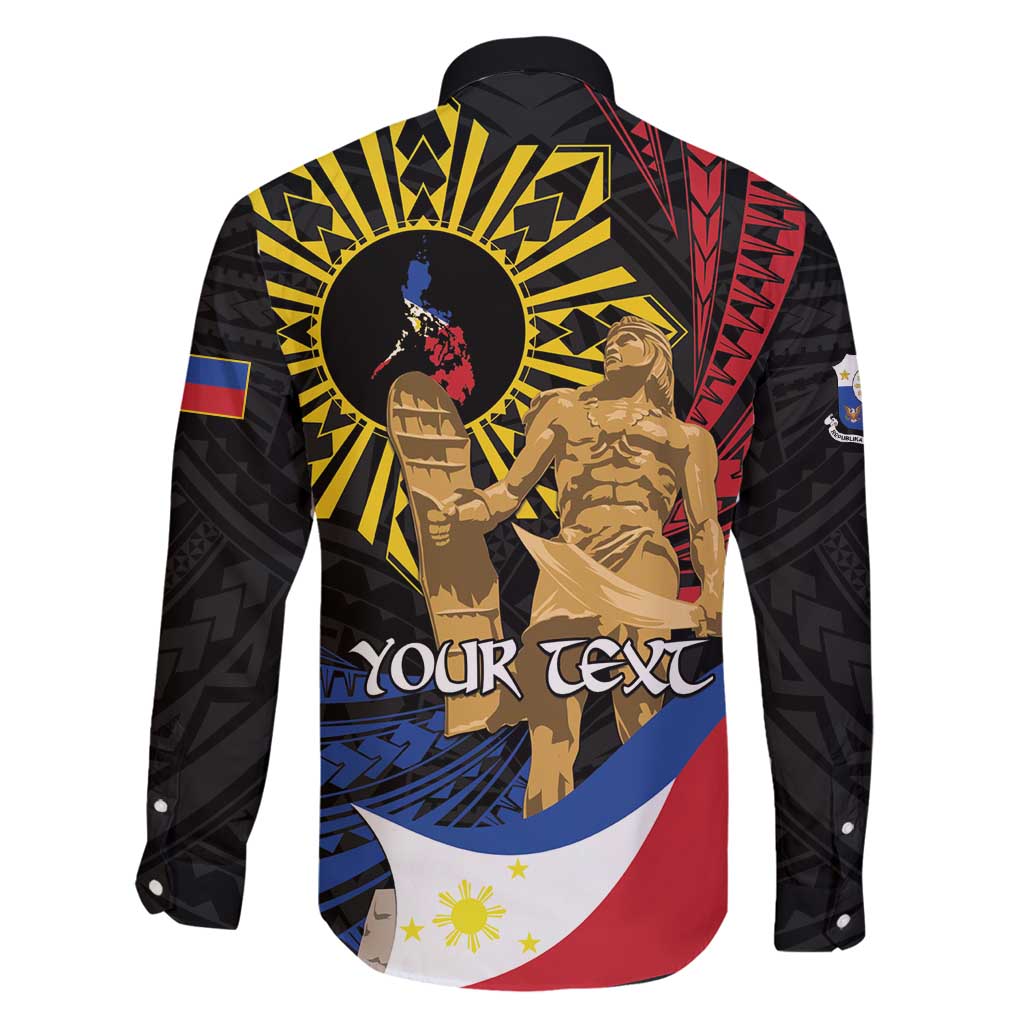 Personalized Lapulapu The First Filipino Hero Family Matching Mermaid Dress and Hawaiian Shirt Polynesian Pattern