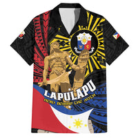 Personalized Lapulapu The First Filipino Hero Family Matching Off Shoulder Maxi Dress and Hawaiian Shirt Polynesian Pattern