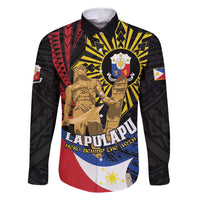 Personalized Lapulapu The First Filipino Hero Family Matching Tank Maxi Dress and Hawaiian Shirt Polynesian Pattern