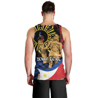 Personalized Lapulapu The First Filipino Hero Men Tank Top Polynesian Pattern