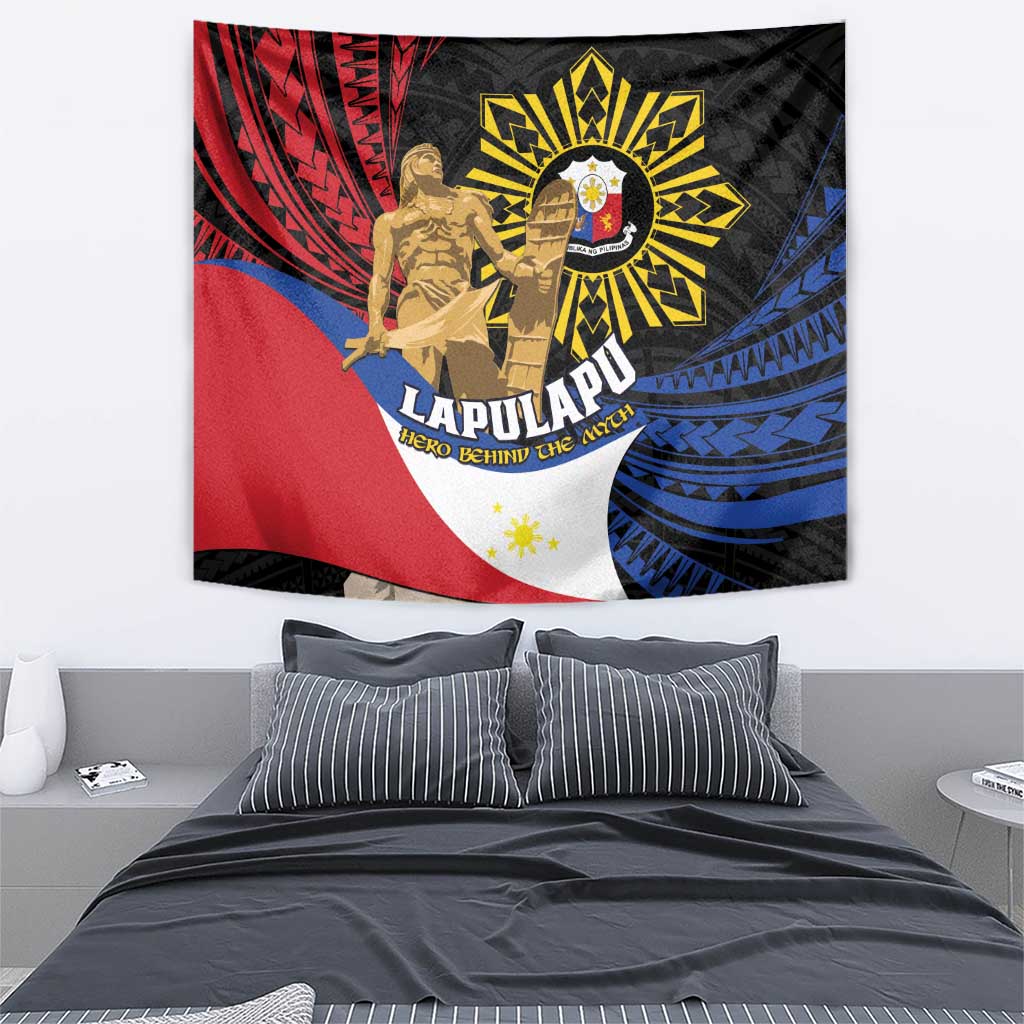 Lapulapu The First Filipino Hero Tapestry Polynesian Pattern