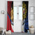 Lapulapu The First Filipino Hero Window Curtain Polynesian Pattern