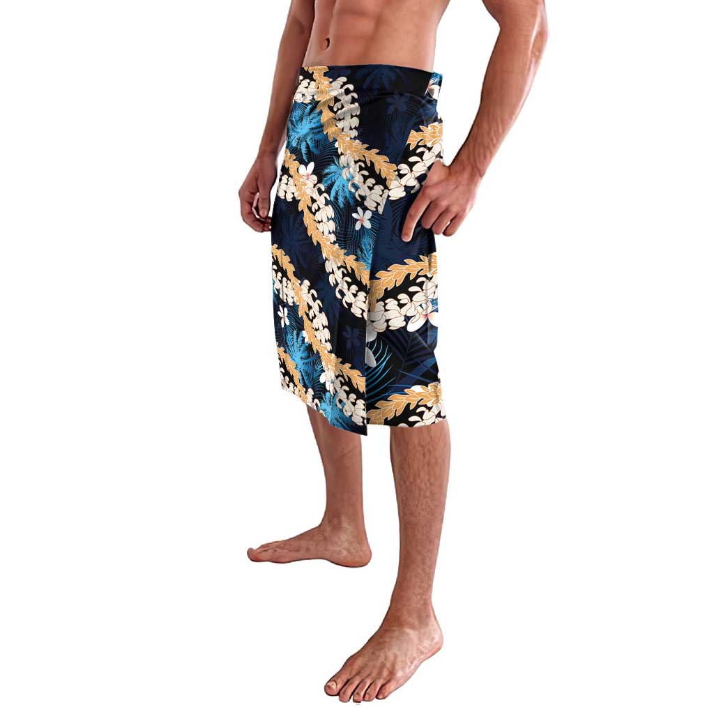 Puakenikeni Maile Lei Lavalava Frangipani Blue Tropical Leaves