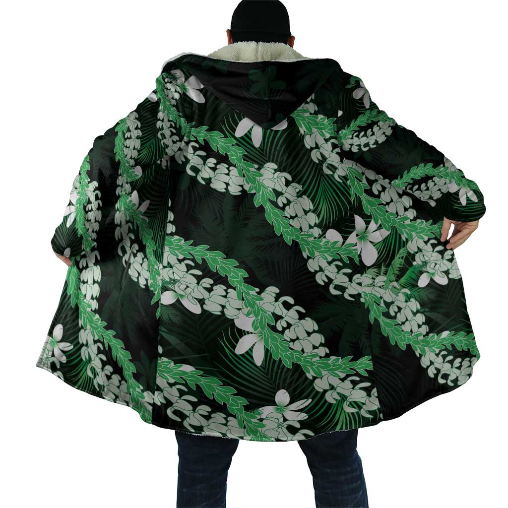 Puakenikeni Maile Lei Cloak Frangipani Green Tropical Leaves