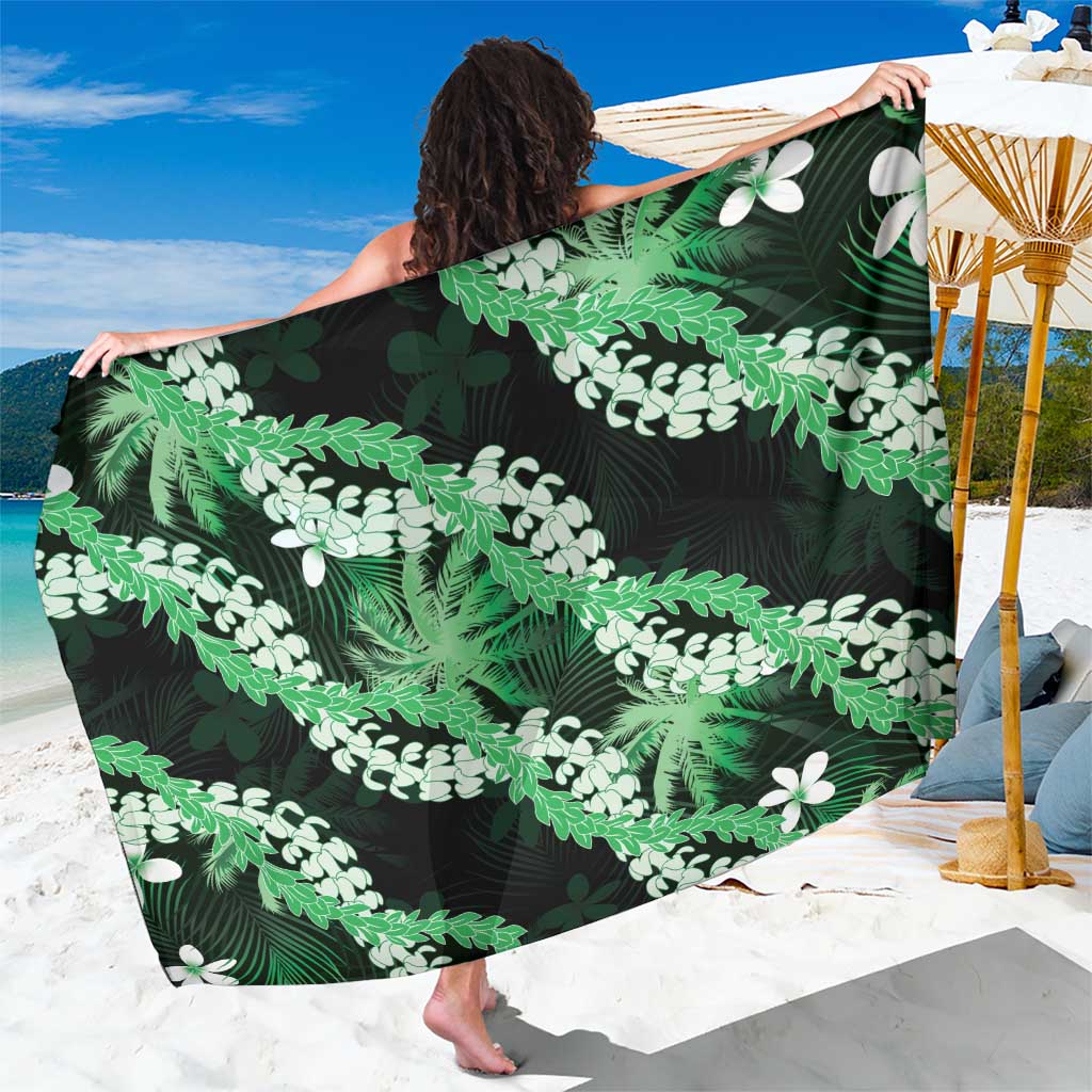 Puakenikeni Maile Lei Sarong Frangipani Green Tropical Leaves