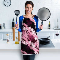 Puakenikeni Maile Lei Apron Frangipani Pink Tropical Leaves