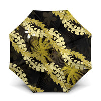 Puakenikeni Maile Lei Umbrella Frangipani Yellow Tropical Leaves