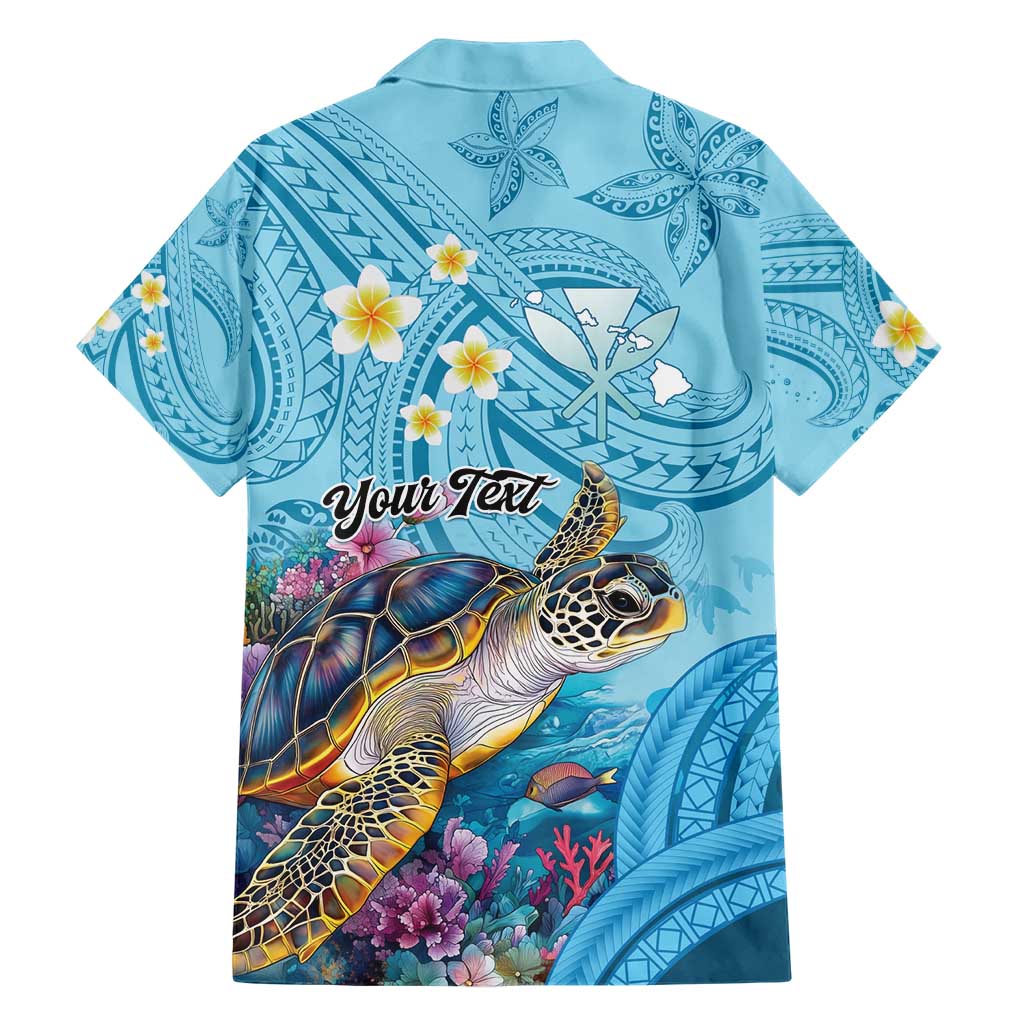 Personalized Hawaii Sea Turtle Family Matching Short Sleeve Bodycon Dress and Hawaiian Shirt Hawaii Map Ocean Vibes