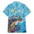 Personalized Hawaii Sea Turtle Family Matching Tank Maxi Dress and Hawaiian Shirt Hawaii Map Ocean Vibes