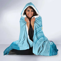 Personalized Hawaii Sea Turtle Hooded Blanket Hawaii Map Ocean Vibes