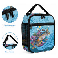 Personalized Hawaii Sea Turtle Lunch Bag Hawaii Map Ocean Vibes