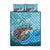 Personalized Hawaii Sea Turtle Quilt Bed Set Hawaii Map Ocean Vibes