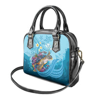 Personalized Hawaii Sea Turtle Shoulder Handbag Hawaii Map Ocean Vibes